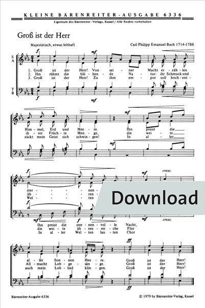 Drei geistliche Liedsätze