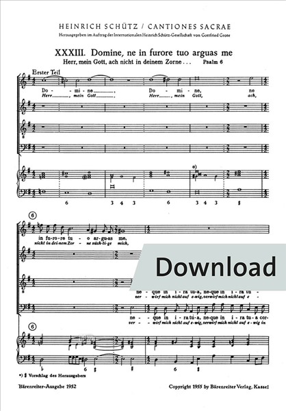 Drei Motetten 33, 34, 35 No. 33, 34, 35 SWV 85, 86, 87