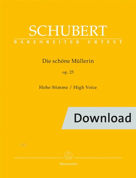 Die schöne Müllerin op. 25 D 795 (High voice)