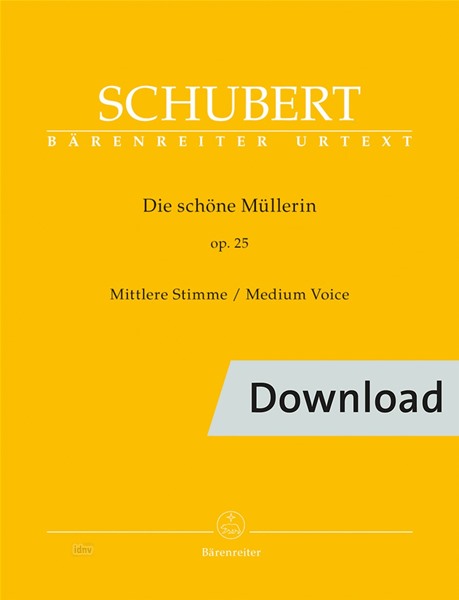 Die schöne Müllerin op. 25 D 795 (Medium voice)