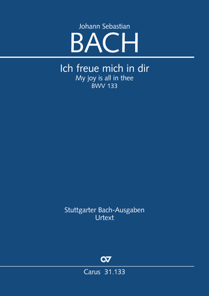 Ich Freue Mich in Dir, BWV.133 (Vocal Score)