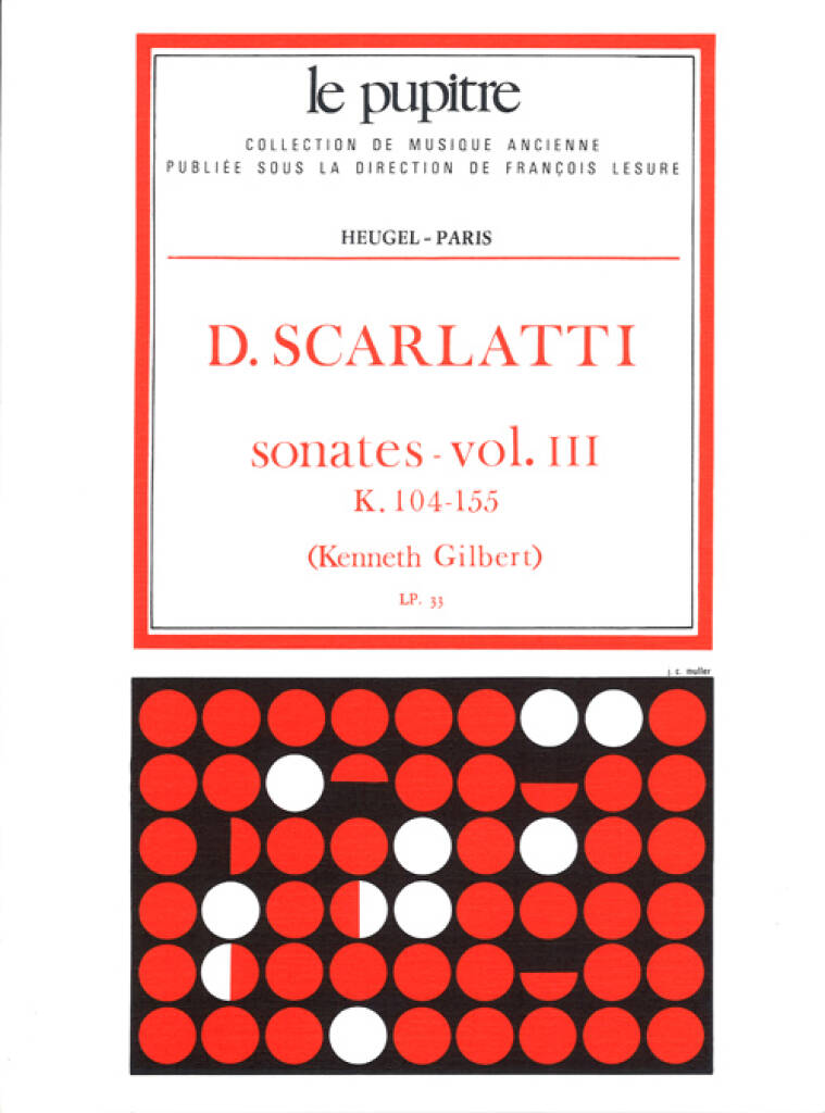 Sonates Vol.3 - K.104 - 155 (Edition critique "Le Pupitre")
