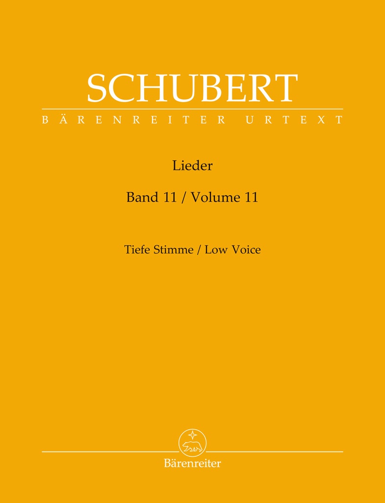 Lieder - Vol.11 (Low voice)