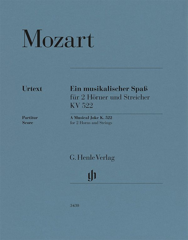 Ein Musikalischer Spass, KV.522 (Score)
