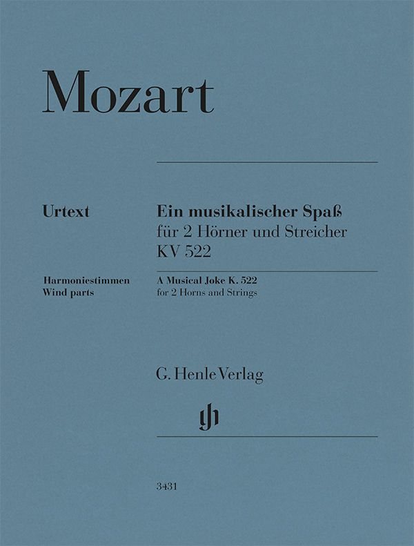 Ein Musikalischer Spass, KV.522 (Wind Parts)