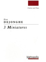 3 Miniaturen (Klarinet)