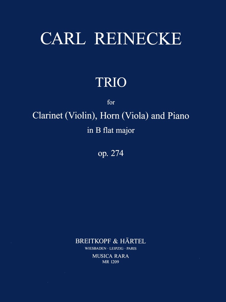 Trio in Bb Major, Opus 274 (Score and parts)