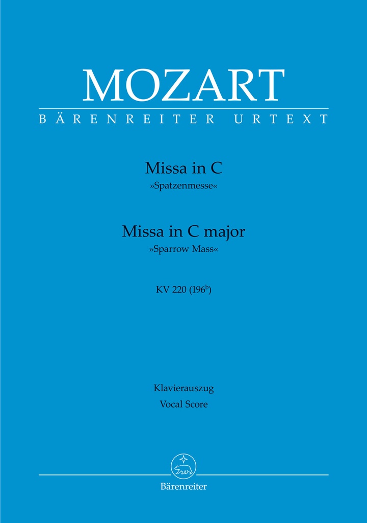 Missa in C-Dur KV.220 (196b) "Spatzenmesse"