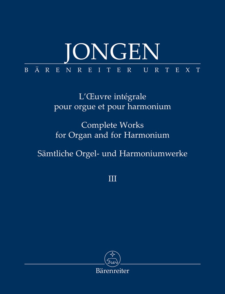 Complete Works for Organ and for Harmonium - Vol.3