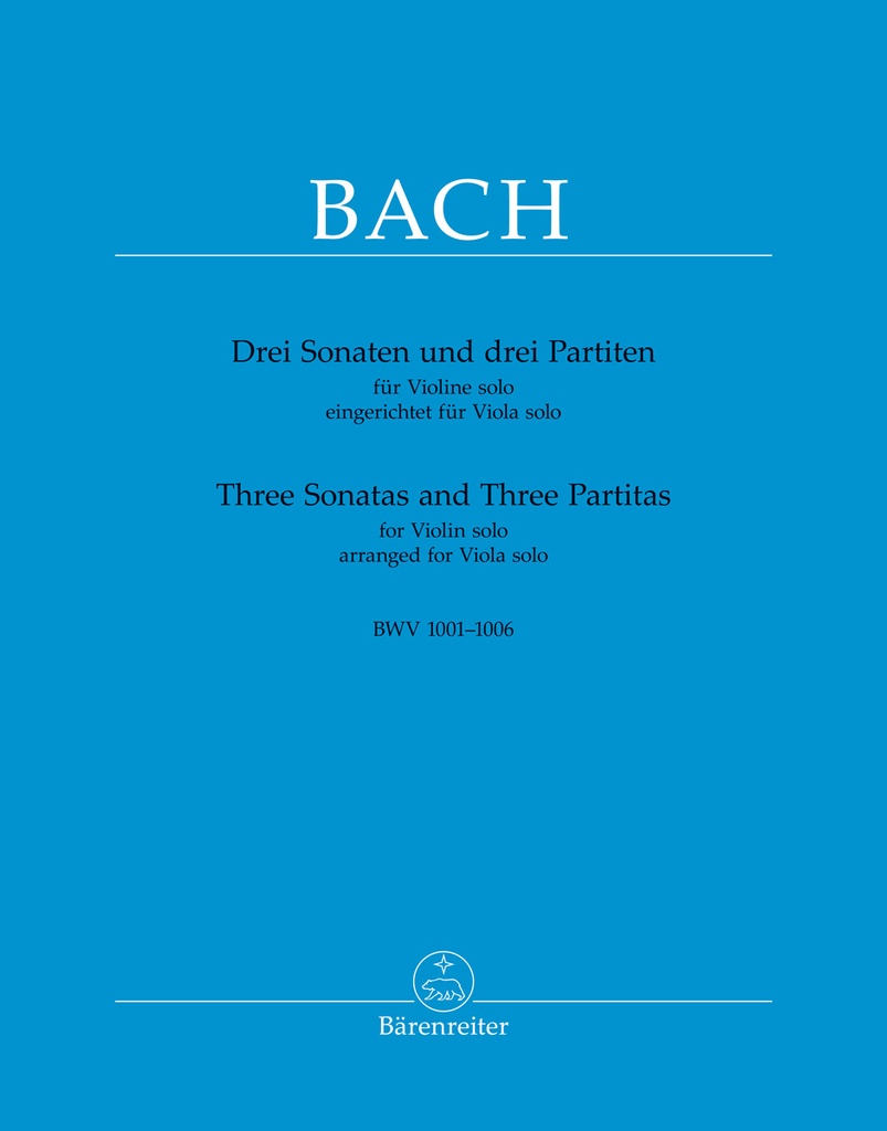 Three Sonatas and Three Partitas, BWV.1001–1006 (Viola arr.)
