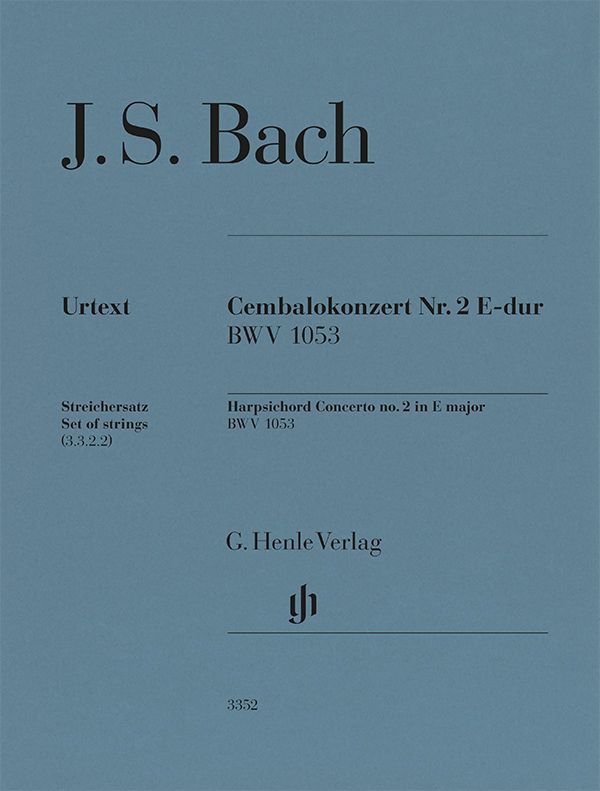 Harpsichord Concerto no. 2 E major BWV 1053 (Set of parts)