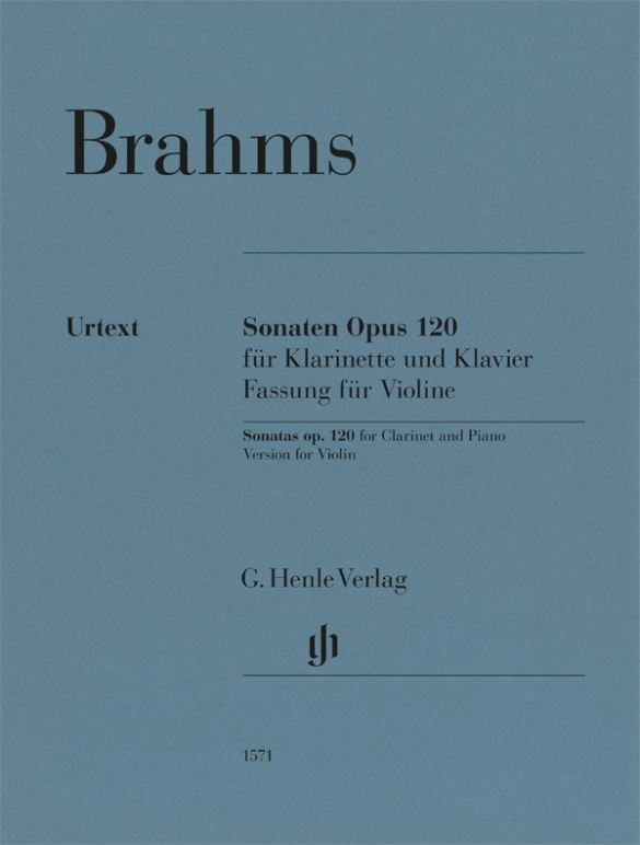 Clarinet Sonatas, Op. 120 (Version for Violin)