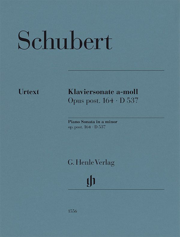 Piano Sonata a minor op. post. 164 D.537