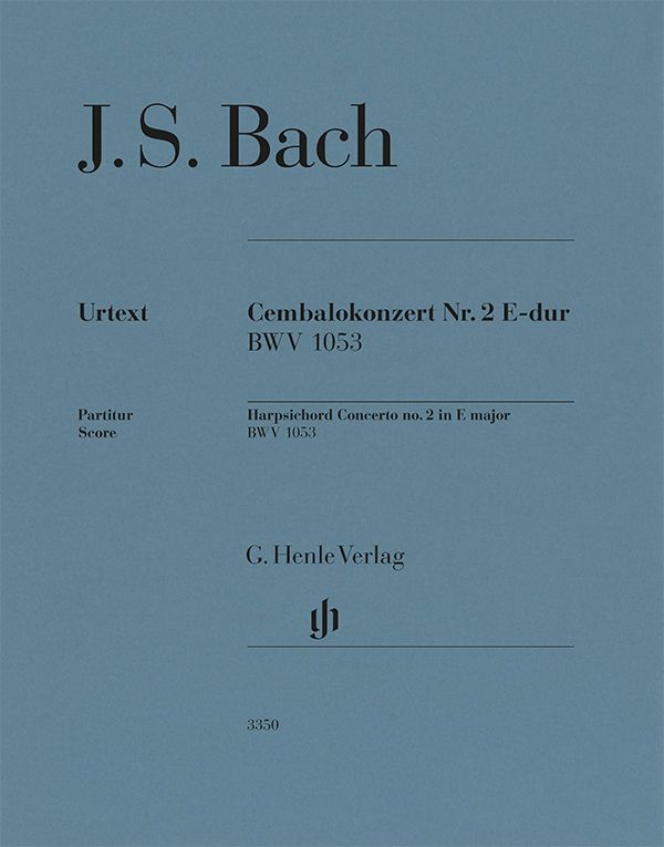 Harpsichord Concerto no. 2 E major BWV 1053 (Full score)
