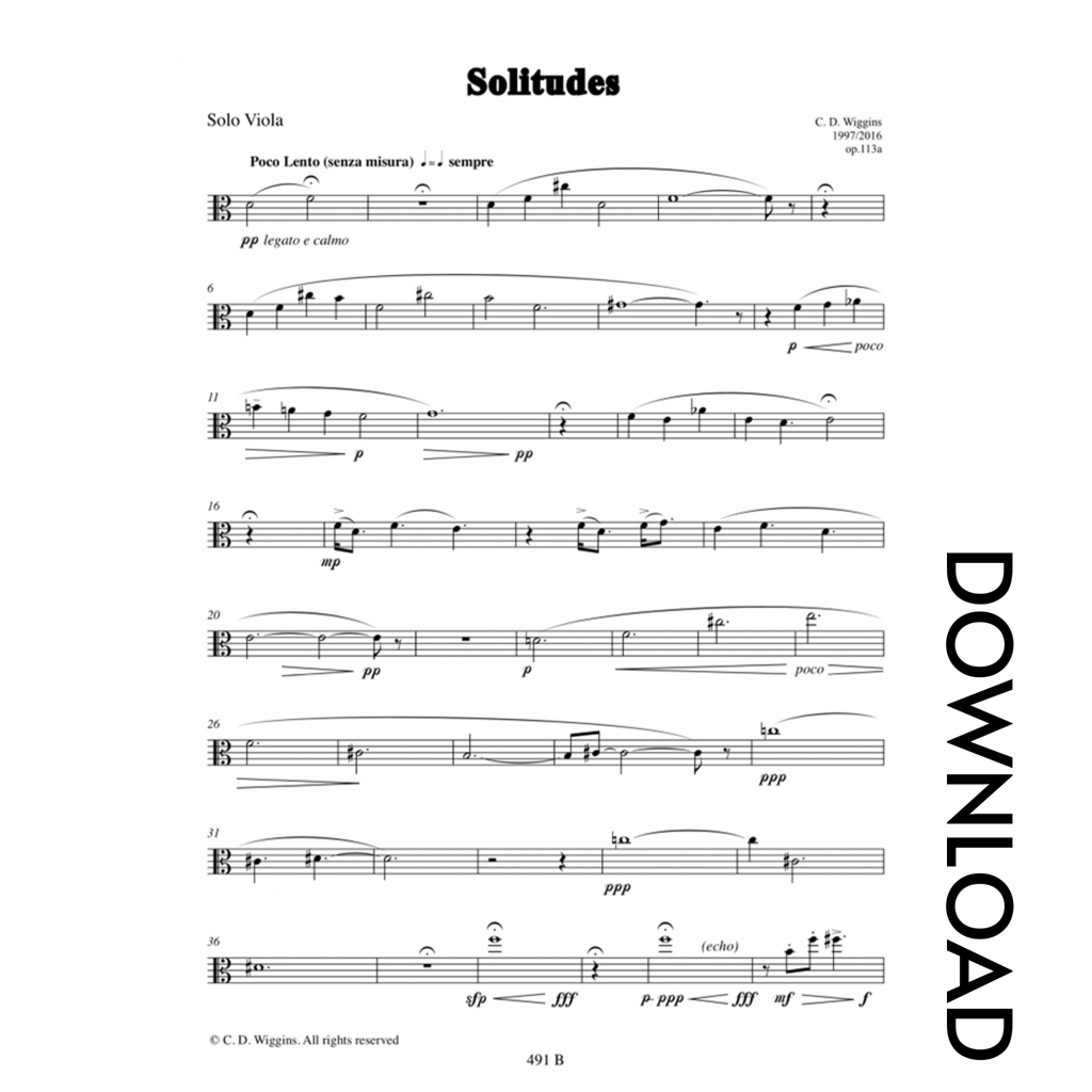 Solitudes op. 113A