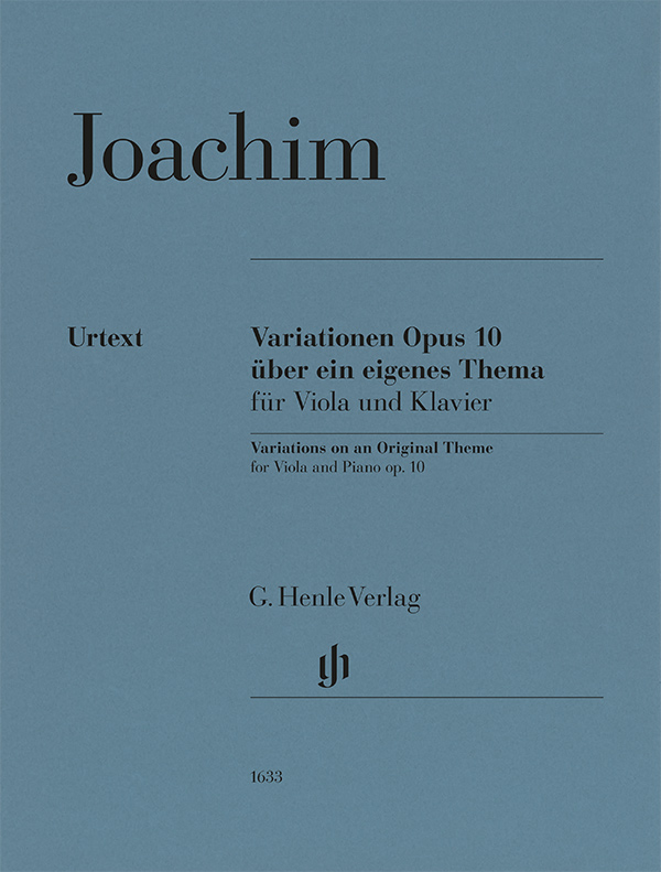 Variations on an Original Theme op. 10 for Viola and Piano