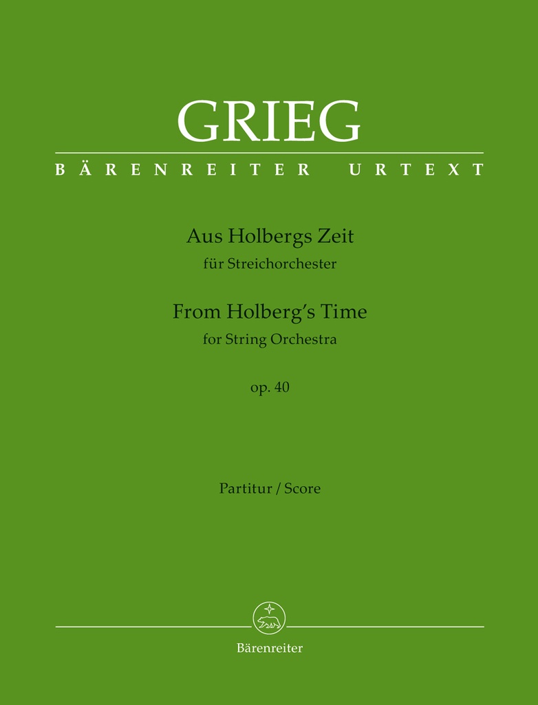 Aus Holbergs Zeit (Full score)