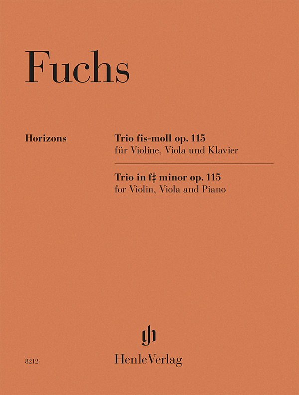 Trio in f sharp minor op. 115 for Violin, Viola and Piano