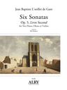 6 Sonatas Op.5, Livre Second