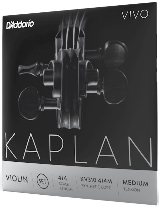 Mi-snaar Kaplan Vivo voor Viool (4/4 set medium tension)
