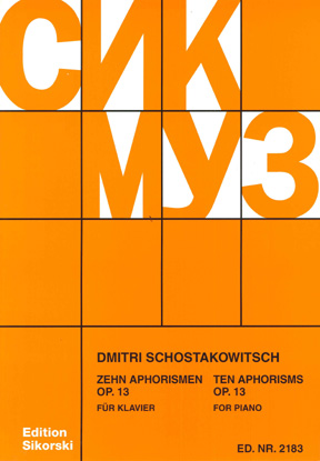 10 Aphorismen, Op.13