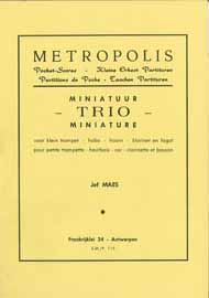 Trio miniature (Zakpartituur)