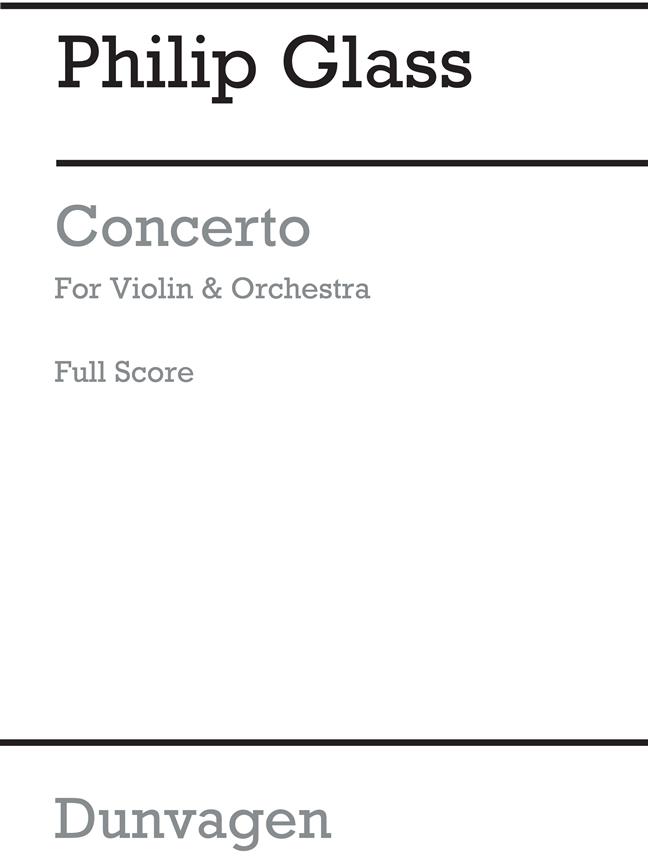 Concerto for violin (Full score)