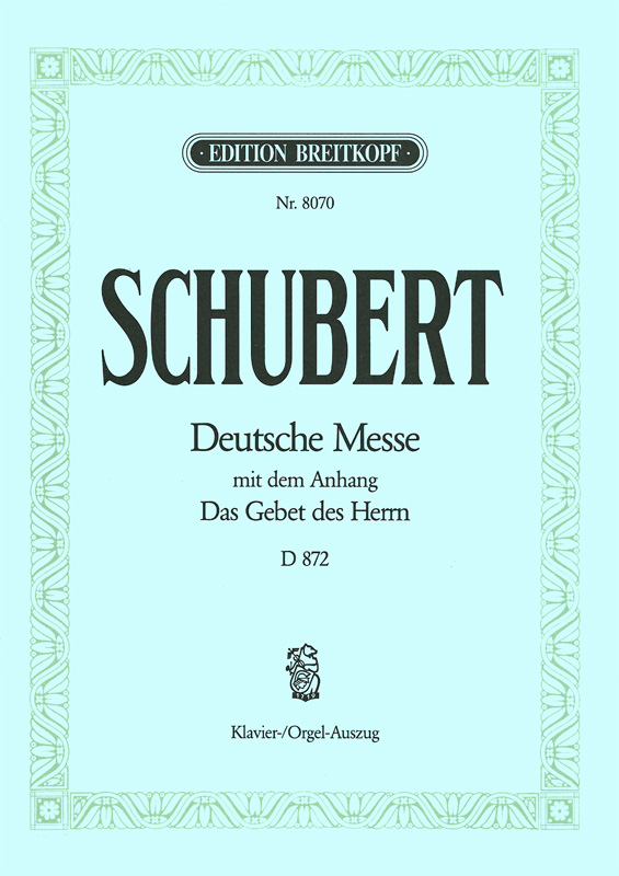 Deutsche Messe in F major, D.872 (Full score)