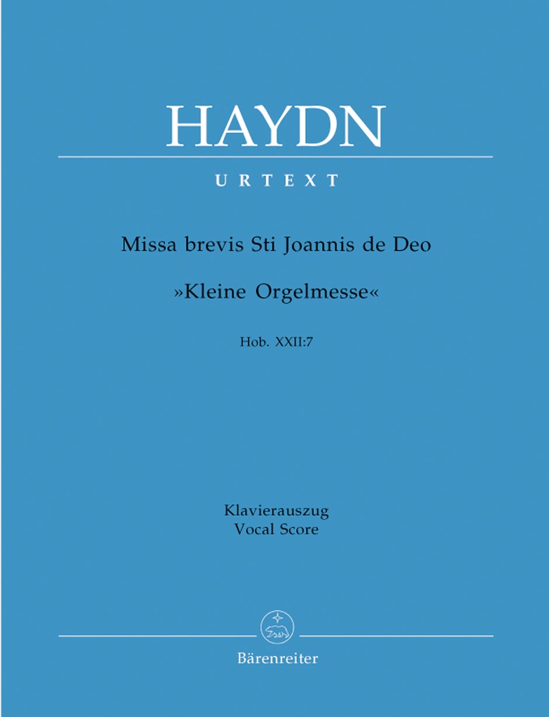 Missa brevis St.Joannis, Hob. XXII:7 Little Organ Mass (Vocal score)