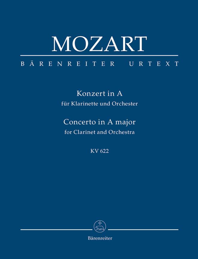 Concerto A major, KV.622 (Study score)