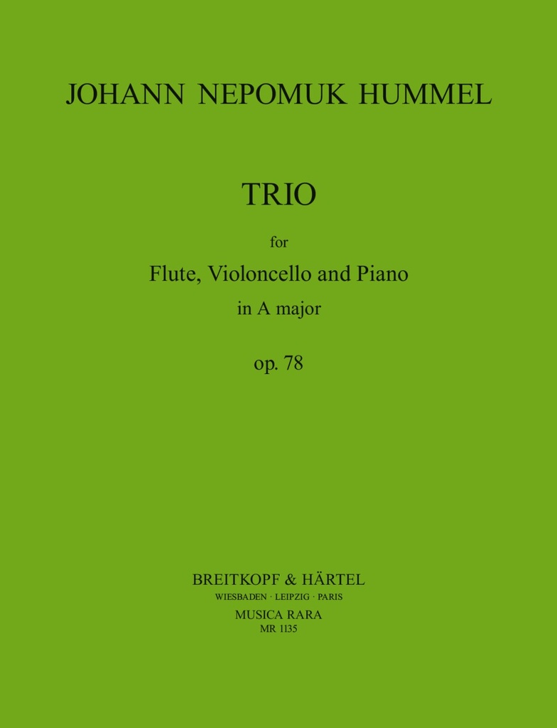 Trio, Op.78 in A major