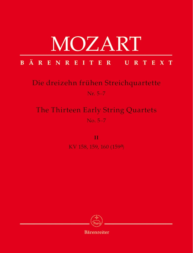 13 Early String Quartets - Vol.2 (Parts)
