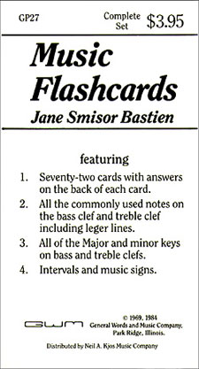 Music flashcards