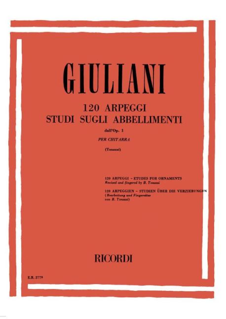 120 Arpeggi - Studi Sugli Abbellimenti Dall' Op.1