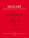 Concerto No.7 Lodron-Concerto F major, KV.242 (Piano reduction)