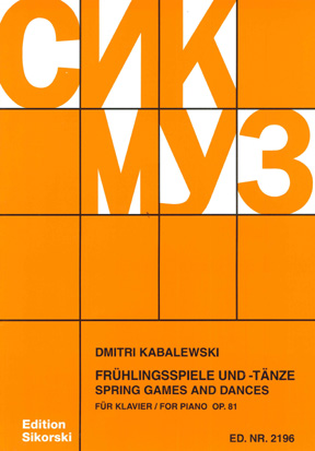 Frühlingsspiele und Tänze, Op.81
