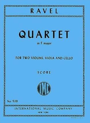 Quartet in F major (Score)
