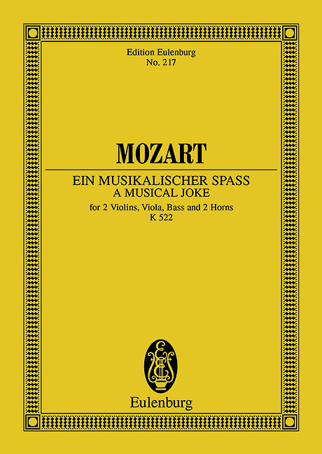 Ein musikalischer Spass, KV.522 (Study score)