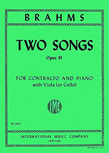 2 Songs, Op.91