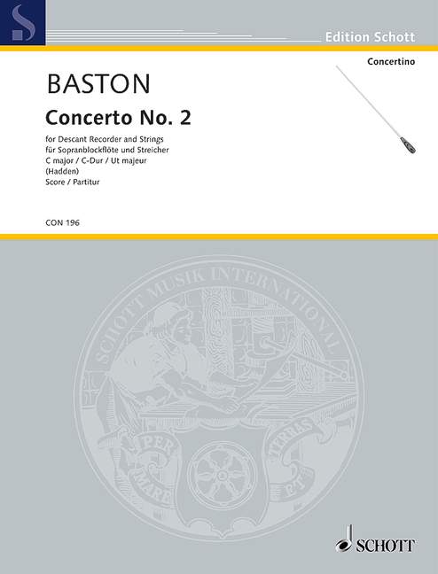 Concerto no.2 in C major (Score)