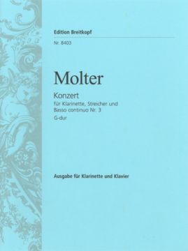Clarinet Concerto No.3 in G major (Full score)