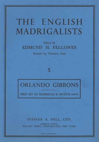 Madrigals and motets for 5 parts