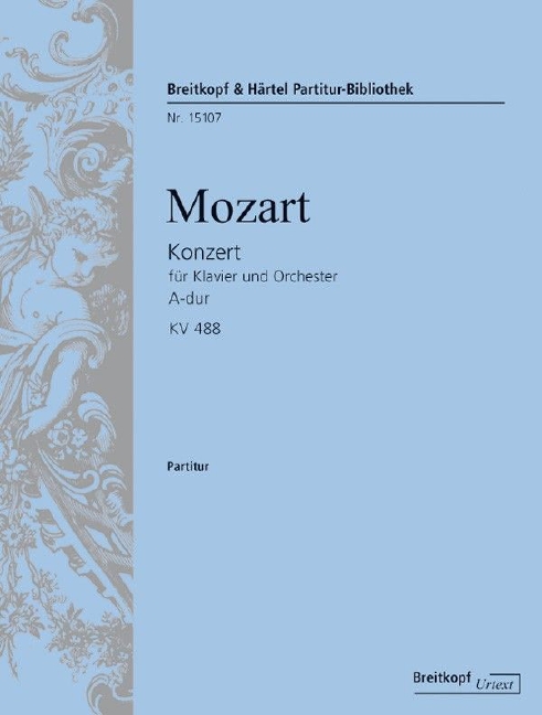 Piano Concerto [No. 23] in A major, KV.488 (Full score)