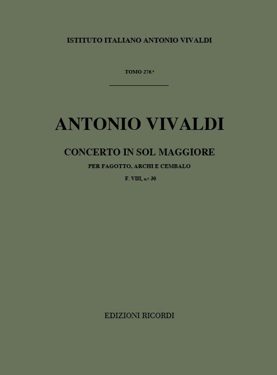 Concerto in sol, RV.493 (Partitura)
