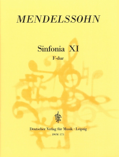 Sinfonia XI in F minor, MWV.N 11 (Full score)