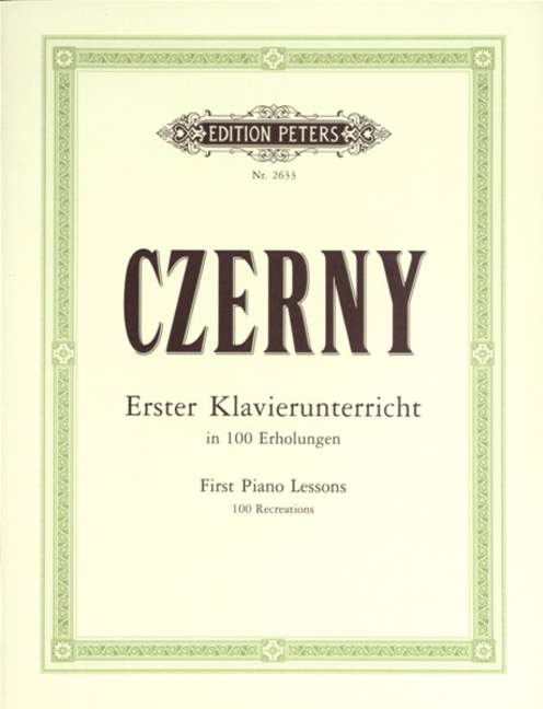 First Piano Lessons (100 Erholungen fur Anfanger)