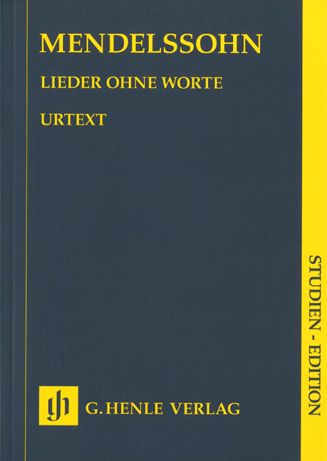 Lieder ohne Worte (Study score)