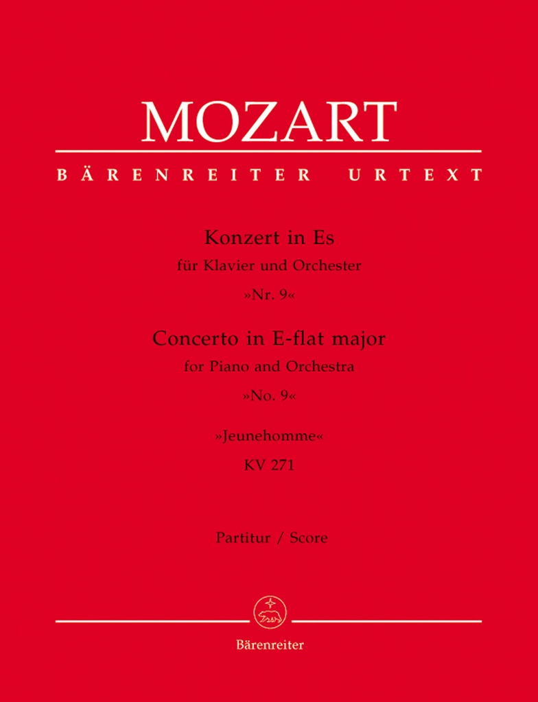 Piano Concerto in E flat, KV.271 (Full score)