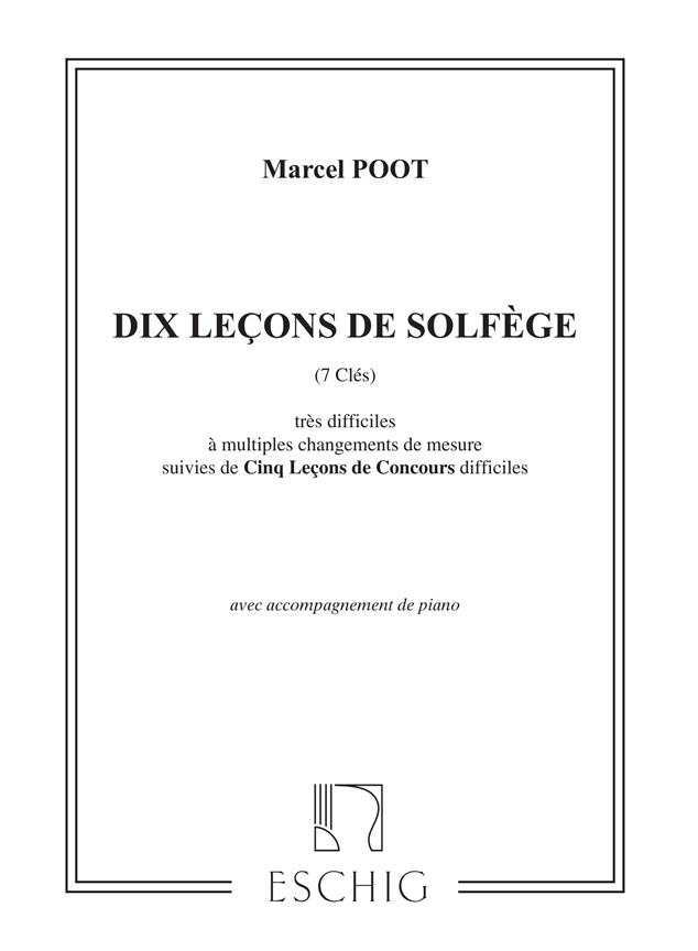 10 Leçons de solfège (Avec accompagnement)