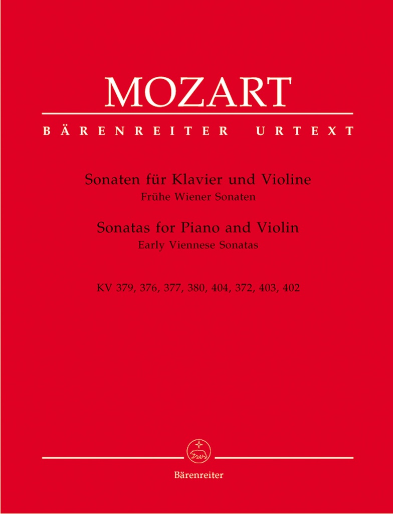 Frühe wiener Sonaten, KV.379,376,377,380,404,372,403,402